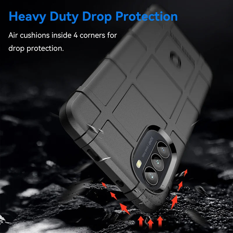 Peaktop Rugged Armor Hybrid Case for Moto G Models