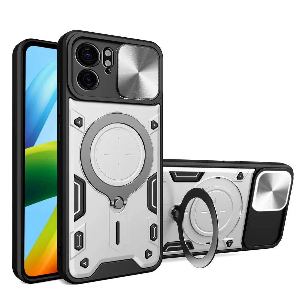 Funda protectora para cámara con anillo metálico Moto Edge 40