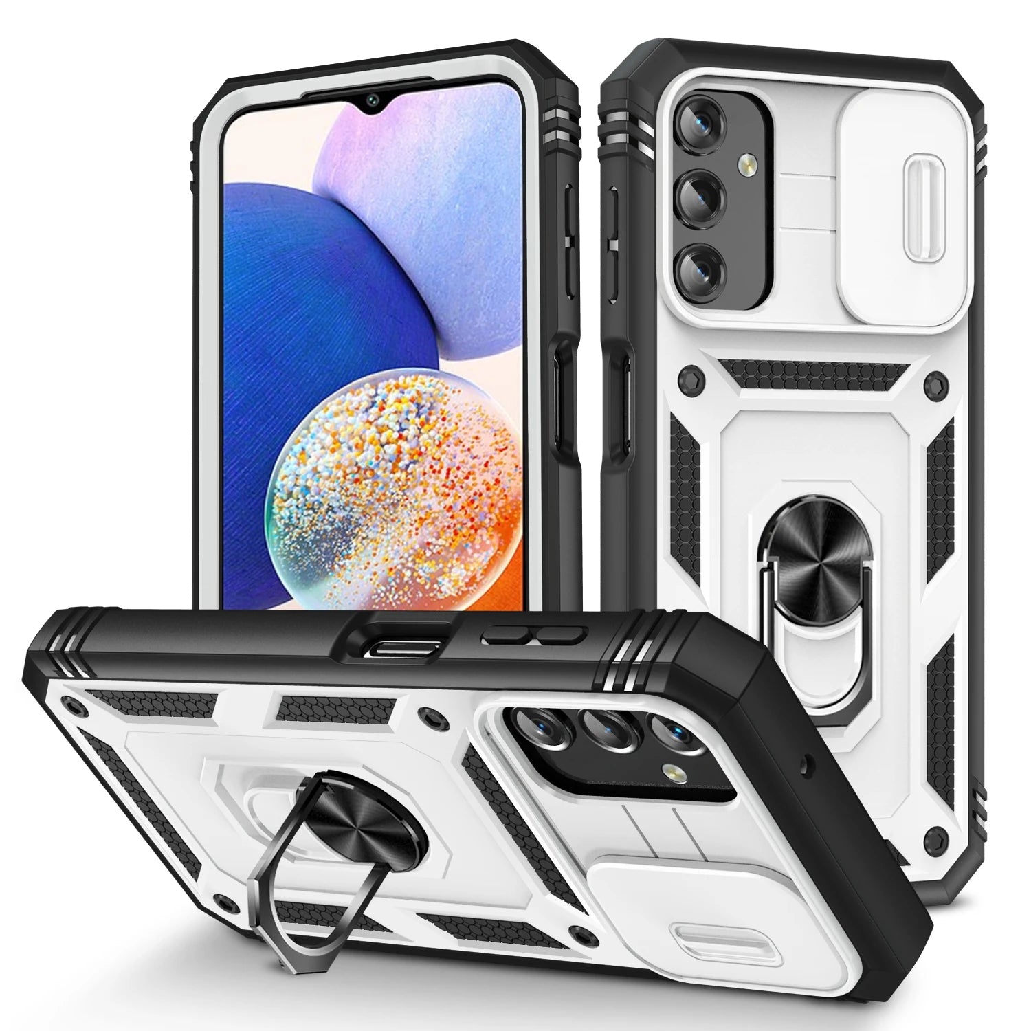 ArmorGuard Samsung Galaxy A Series Hard Phone Case with Ring Holder