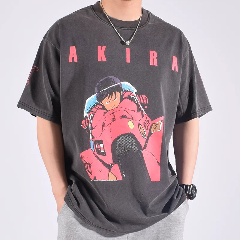 Akira Anime Vintage Y2K Oversized Streetwear T-Shirt