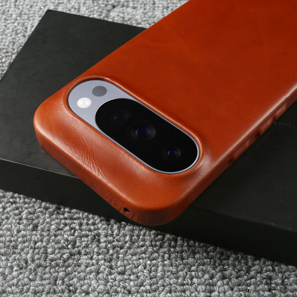 VeridexMarket Genuine Leather MagSafe Magnetic Case for Google Pixel | Luxury Shockproof Cover 3