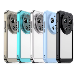 Transparent Shockproof Case for Xiaomi 17 Ultra | Hard PC Candy Color TPU Bumper