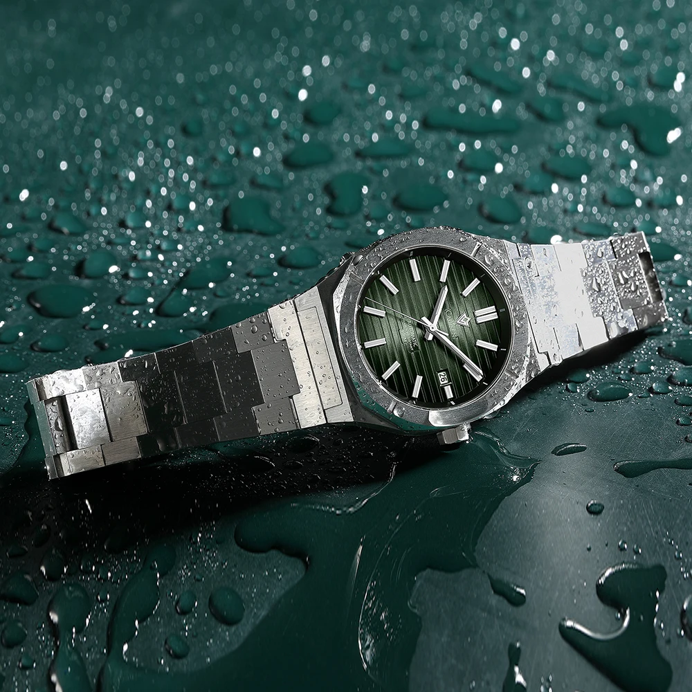 CADISEN Diver Automatic Watch with MIYOTA 8215 & Sapphire 10Bar Waterproof Luminous 5