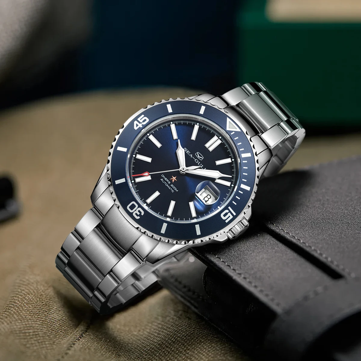 Seagull Ocean Series 44mm Automatic Diver Watch | 200M Waterproof Sapphire – Men’s Luxury 3