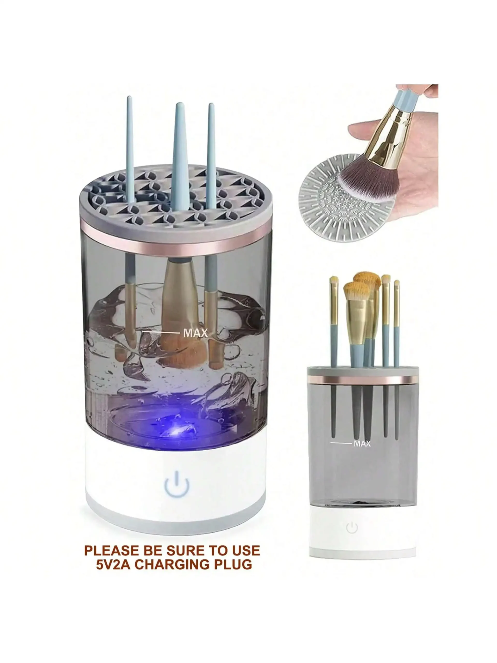 VeridexMarket Automatic Electric Makeup Brush Cleaner Machine | Brush Sanitizer 3