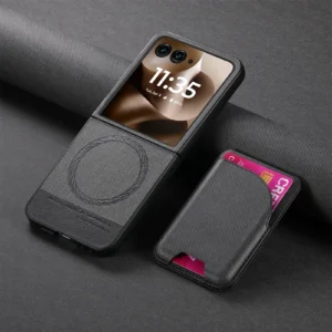 VeridexMarket Leather Wallet Case for Motorola Razr 60 50 40 Ultra 1