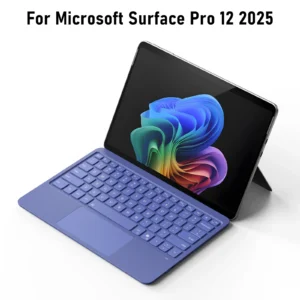 Bluetooth Backlit Keyboard with Trackpad for Microsoft Surface Pro 12-Inch | Slim & Ergonomic 1