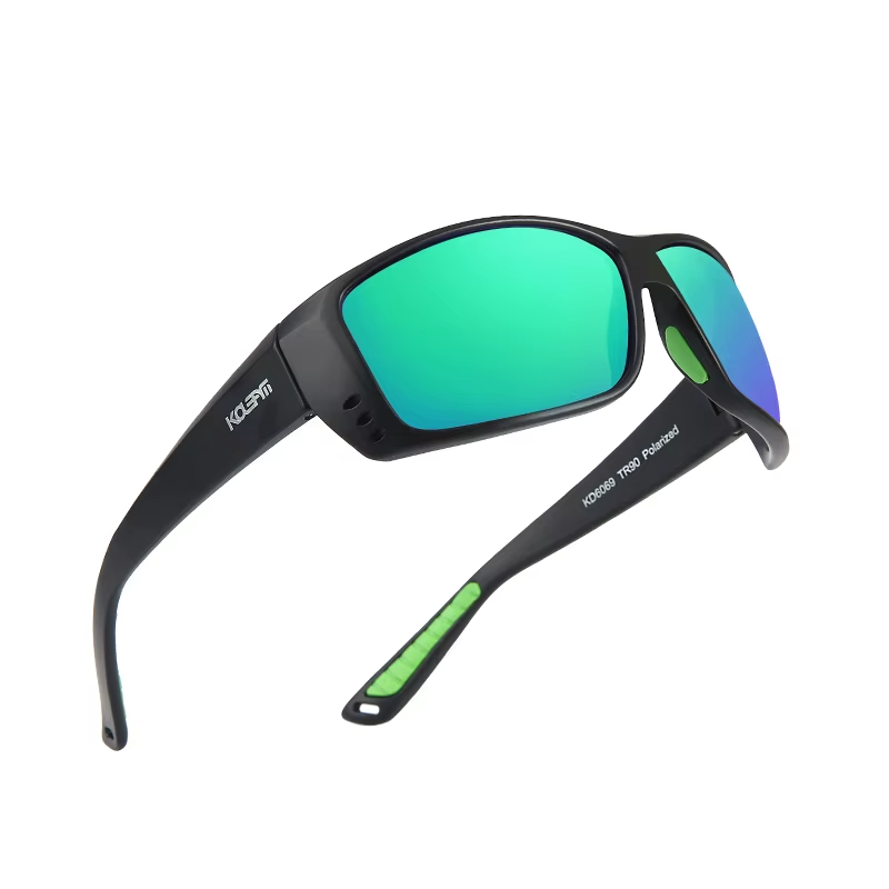 VeridexMarket Men’s TR90 Polarized Sports Sunglasses | 100% UV Protection Outdoor Eyewear