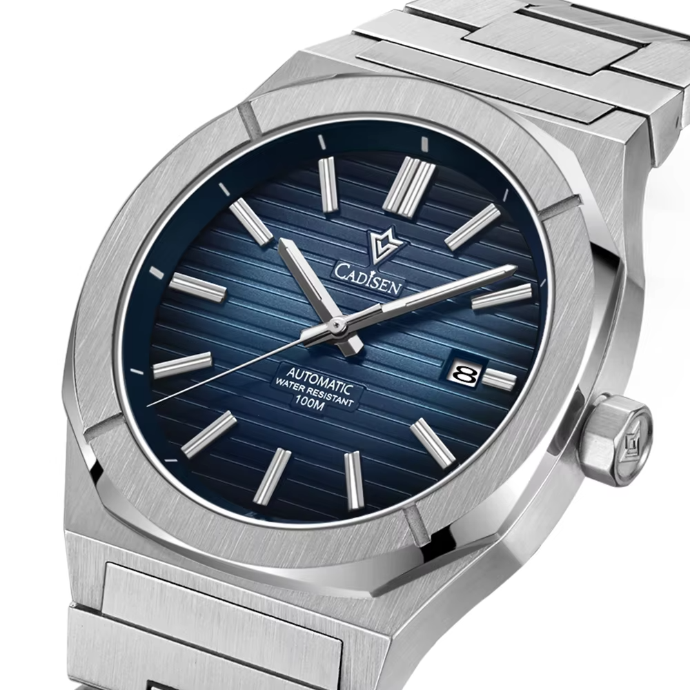 CADISEN Diver Automatic Watch with MIYOTA 8215 & Sapphire 10Bar Waterproof Luminous