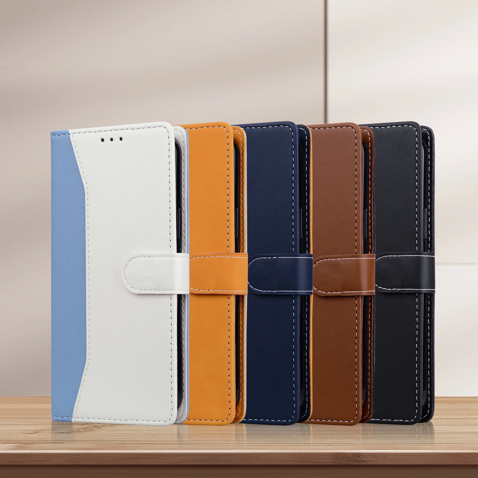 Magnetic Flip Leather Wallet Case for LG Phones – Card Holder, Stand Cover, Full Protection 1