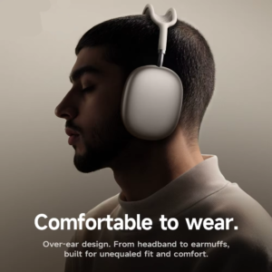 W65 Bluetooth 5.4 Over-Ear Headphones – HiFi Sound, Waterproof Design, 45H Battery, Built-In Mic