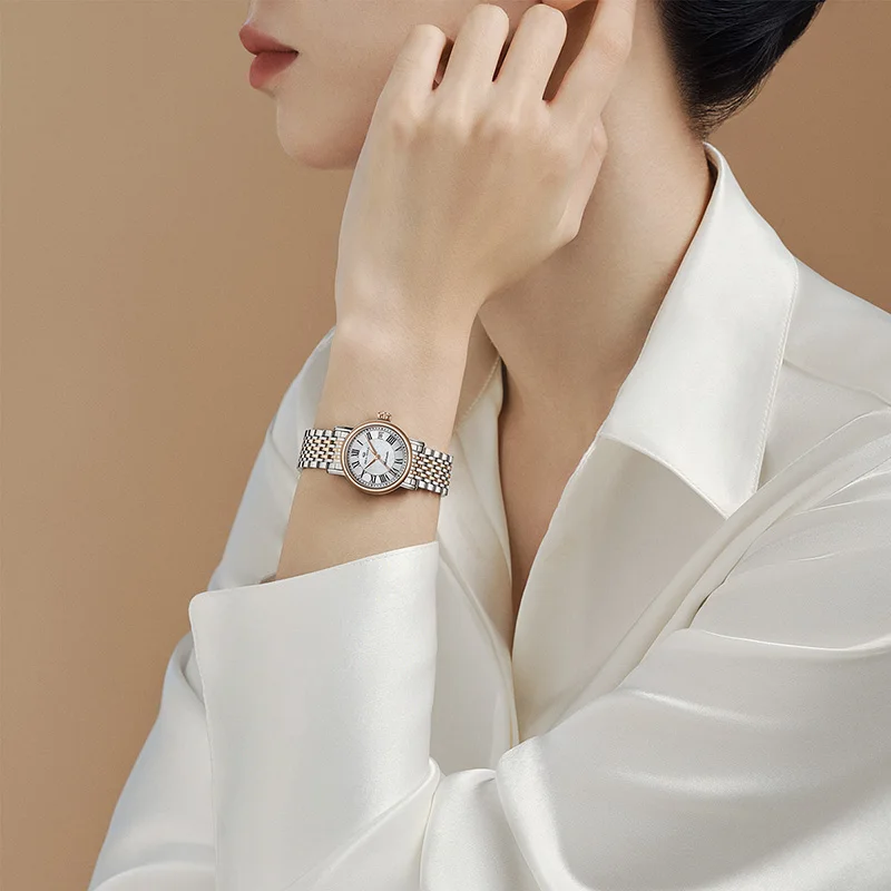 Sea-Gull Elegant Ladies Automatic Watch – Sapphire Crystal · Roman Dial · 5BAR Water Resistant 4