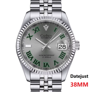 CADISEN 38MM Automatic Mechanical Watch with MIYOTA 8215