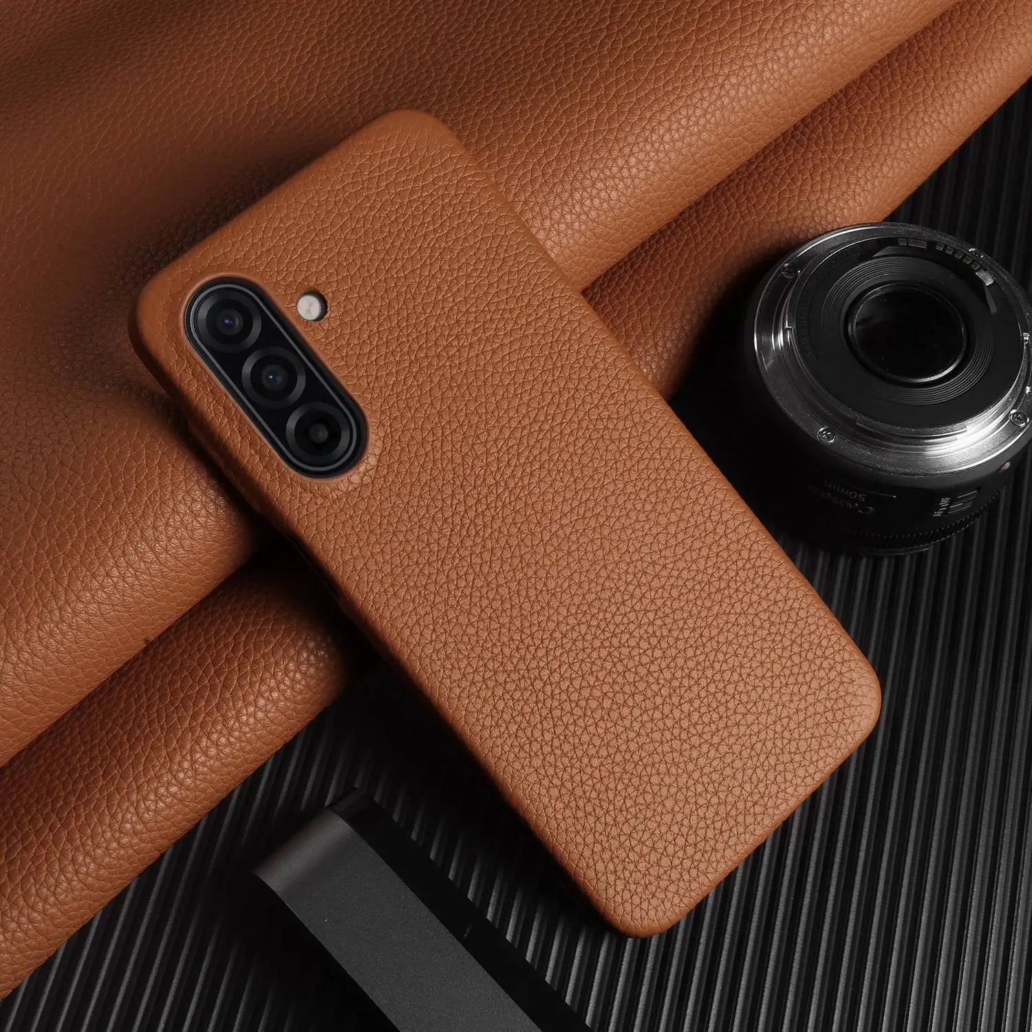 Luxury Genuine Leather Full-Coverage Case for Samsung Galaxy A Series – Shockproof & Non-Slip 3