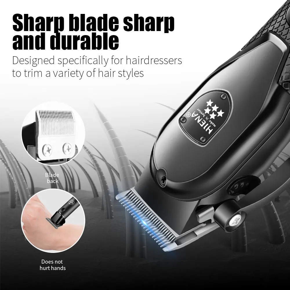 VeridexMarket™ Professional All-in-One Hair Clipper Kit | LCD Digital Display & Stainless Steel Precision Trimmer 3