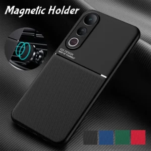 VeridexMarket Rugged Magnetic Case for Vivo V50 Lite 5G – Non-Slip Lightweight Anti-Scratch Protective Back Cover 1