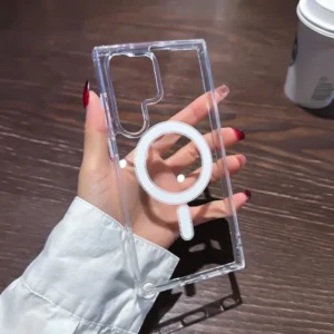 MagSafe Magnetic Clear Case for Samsung Galaxy S Series – Shockproof Wireless Charging Cover 1