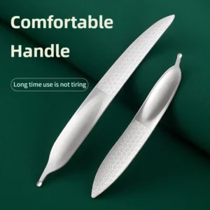 VeridexMarket Steel Nail File – Professional Double-Sided Stainless Steel 1