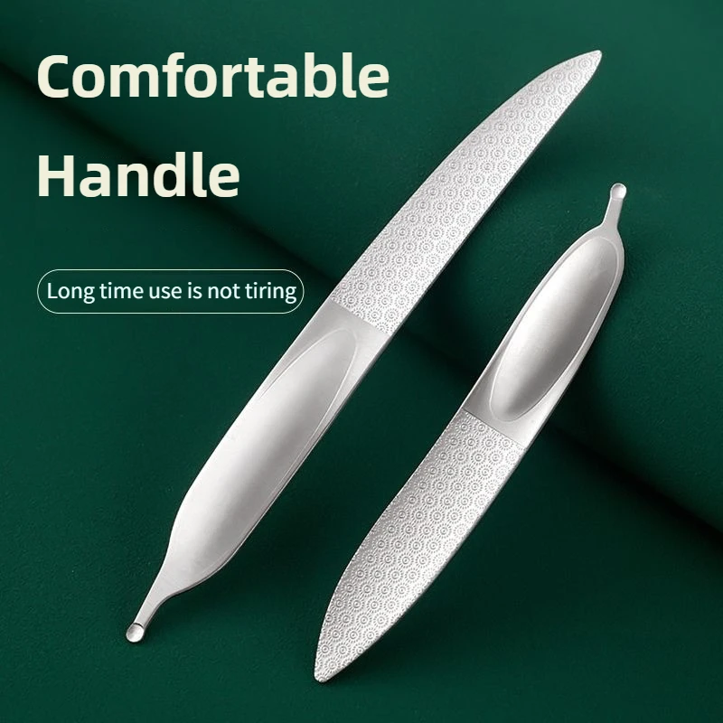 VeridexMarket Steel Nail File – Professional Double-Sided Stainless Steel 1