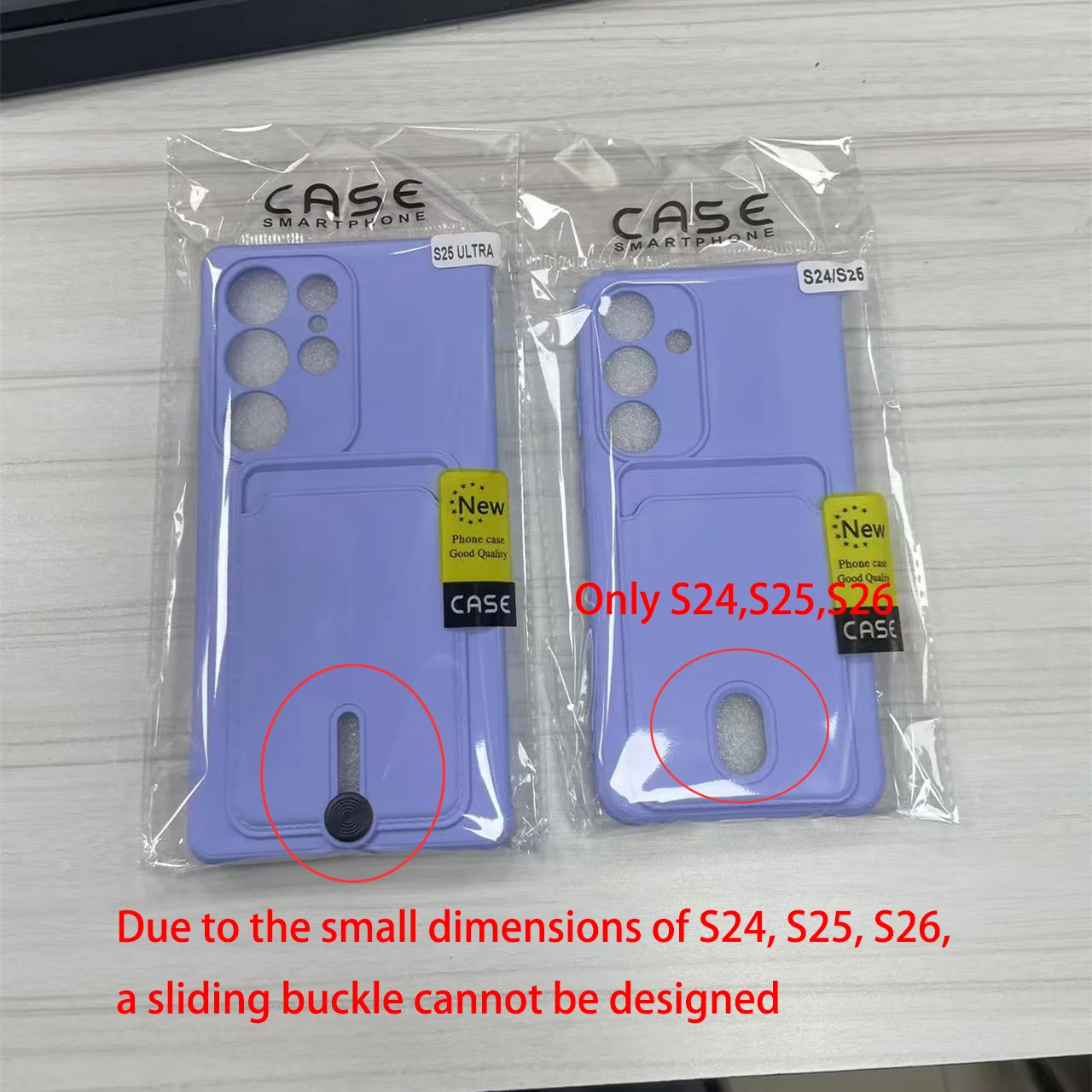 VeridexMarket Soft Silicone Wallet Card Holder Case for Samsung S & A Series 6