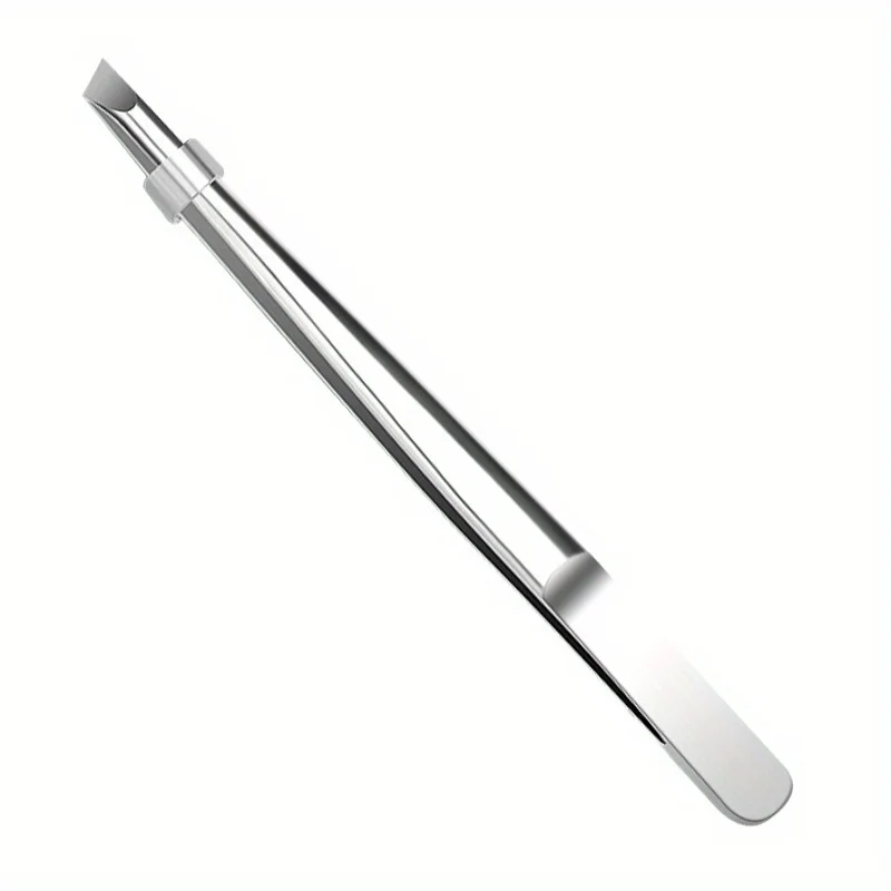 VeridexMarket Professional Slant Tip Stainless Steel Tweezers for Eyebrows & Facial Hair 3