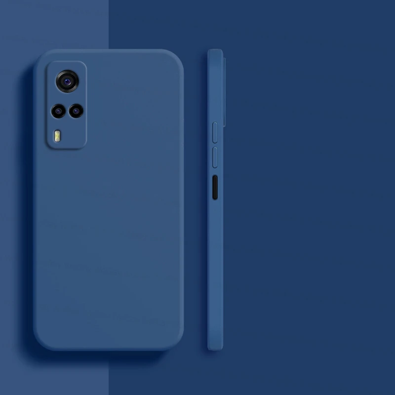 VeridexMarket Shockproof Liquid Silicone Case for Vivo Y53S & Y-Series – Soft Touch Anti-Skid Back Cover 6