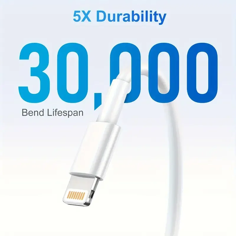 3-Pack MFi Certified iPhone Lightning Charging Cable | VeridexMarket 2