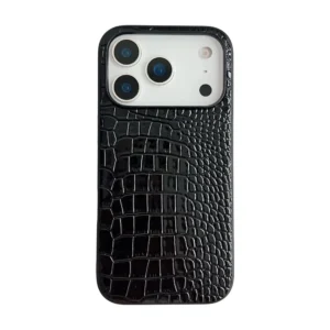 VeridexMarket Snake Lichi Leopard Print PU Leather Case for iPhone 17 Air / 16 / 15 / 14 Pro Max – Luxury Shockproof Back Cover 1