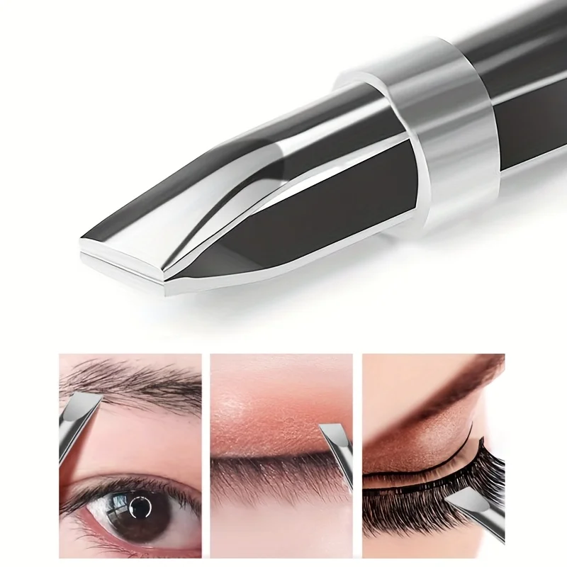 VeridexMarket Professional Slant Tip Stainless Steel Tweezers for Eyebrows & Facial Hair 4