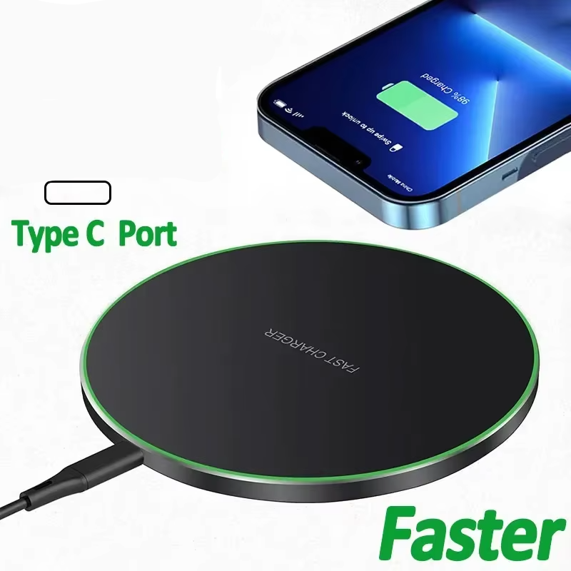 VeridexMarket 100W Fast Wireless Charger Pad – iPhone & Samsung Compatible