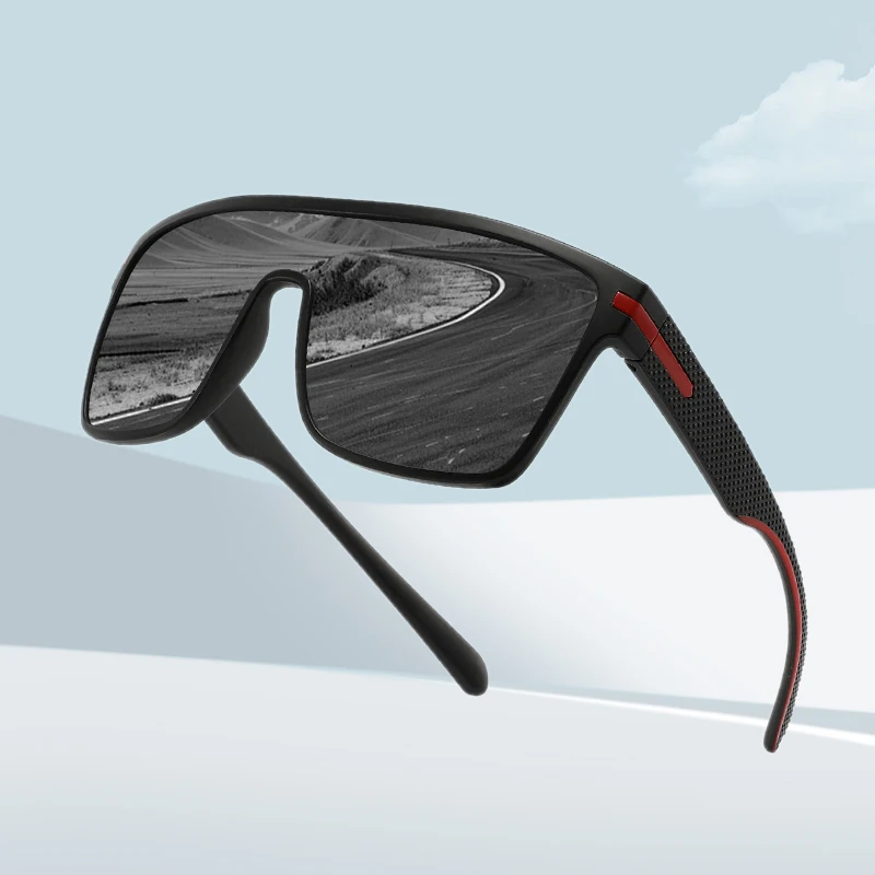 VeridexMarket Polarized Oversized Square Sunglasses UV400 – Anti-Glare Mirror Driver & Skiing Eyewear 2