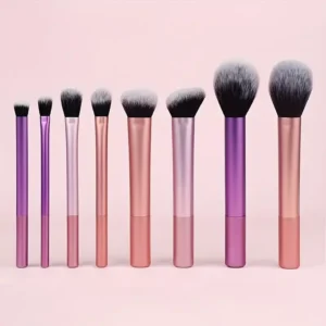 VeridexMarket 8-Piece Essential Glow Makeup Brush Set – Soft Synthetic Artistry Kit 1