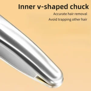 VeridexMarket Premium Round Head Tweezers for Eyebrow & Facial Hair Removal 1