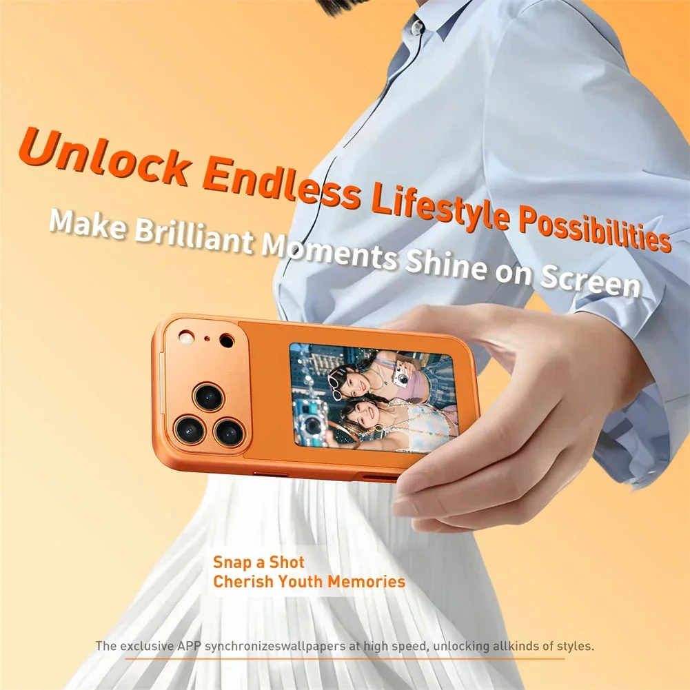 VeridexMarket NFC AI E-Ink Smart Case for iPhone 17 Pro Max – Luxury DIY Display 6