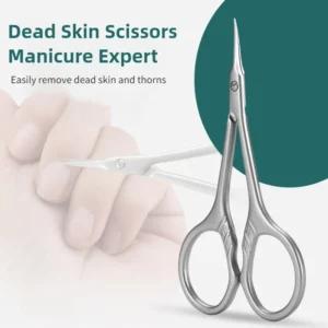 VeridexMarket Stainless Steel Nail & Cuticle Scissors – Precision Dead Skin Trimmer 1