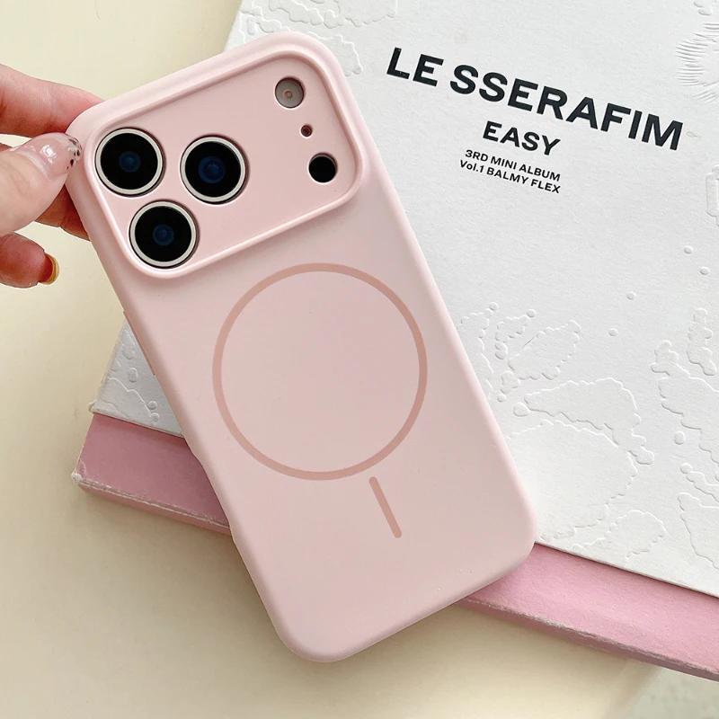 VeridexMarket MagSafe Silicone Case for iPhone 17 Pro Max / 17 / 17 Pro – Magnetic Wireless Charging Slim Shockproof Solid Color Bumper Cover 6