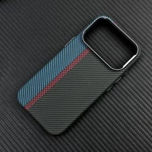 Veridexmarket MagSafe Carbon Fiber Texture Armor Case for iPhone 17 / 17 Pro Max / 16 Pro / 15 Pro Max 1